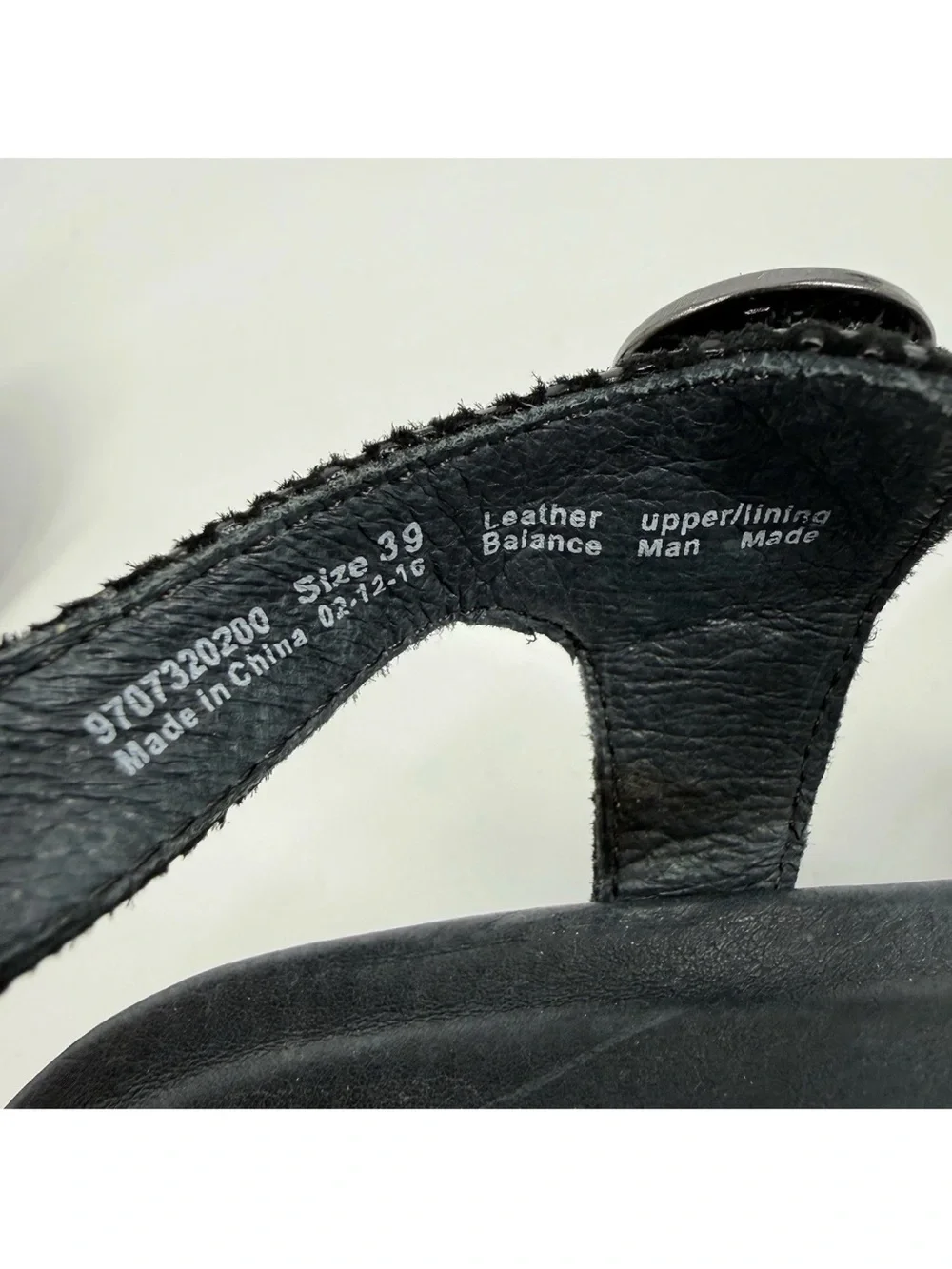 Dansko Dillon June Sandals Black Shimmer Buckle Womens Size EU 39 US 8.5 - 9